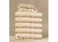 16" x 30" 4.5 lb. Champagne Suite Touch® Hotel Towel
